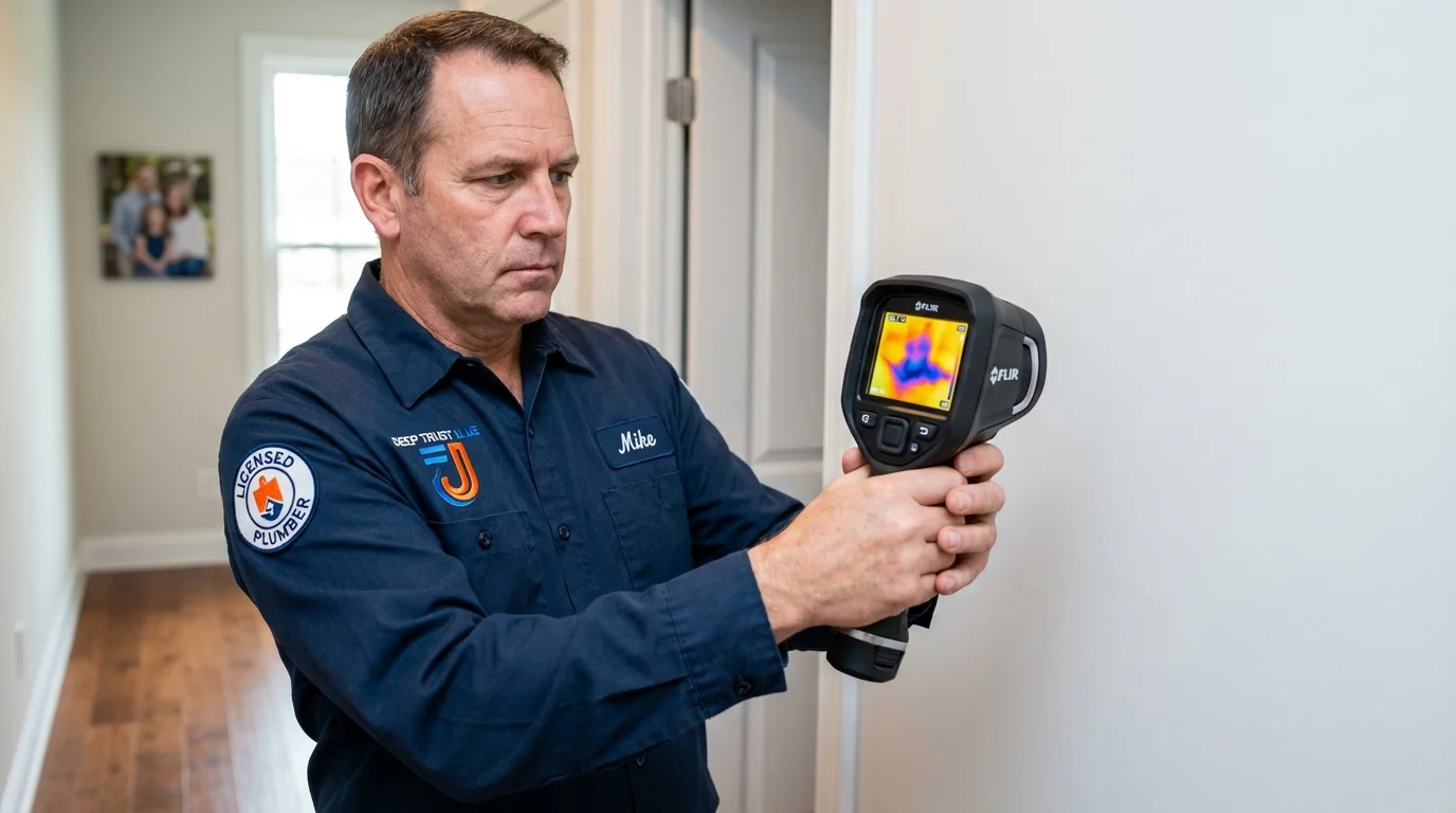 Thermal imaging leak detection by Johns Plumbing LLC in Manitou Springs